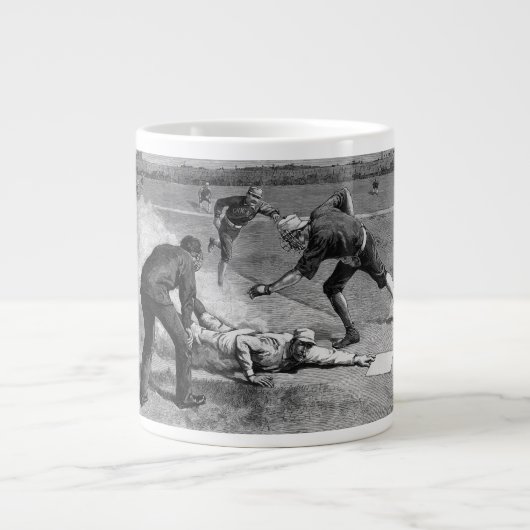 honkbal van Thure De Thulstrup, 1885 Jumbo Beker (Voorkant)