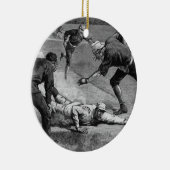  honkbal van Thure De Thulstrup, 1885 Keramisch Ornament (Rechts)