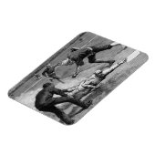  honkbal van Thure De Thulstrup, 1885 Magneet (Linkerzijde)