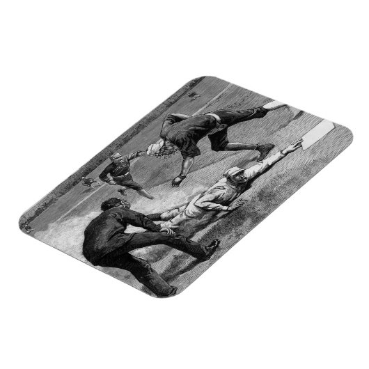 honkbal van Thure De Thulstrup, 1885 Magneet (Linkerzijde)