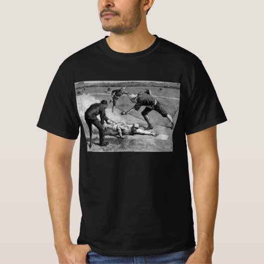  honkbal van Thure De Thulstrup, 1885 T-shirt (Voorkant)