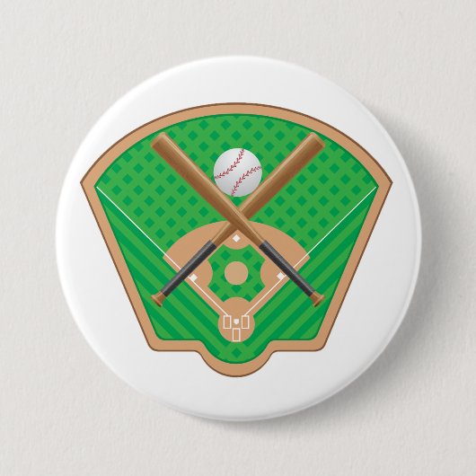 Honkbal veld Button (Voorkant)
