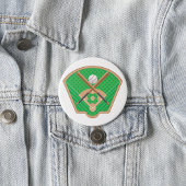 Honkbal veld Button