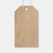 honkbal verjaardag bedankt cadeaulabel (Achterkant)