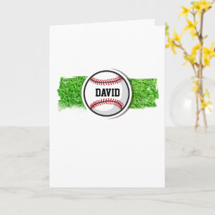 Honkbal VERJAARDAG Sport Kinderen NAAM Kaart