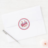Honkbal Verjaardag Stickers (Envelop)