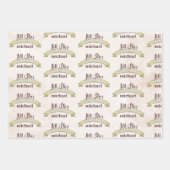 Honkbal Verjaardagsfeest Custom  Inpakpapier Vel (Voorkant)