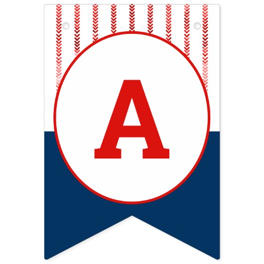 Honkbal verjaardagsfeestje Bunting vlaggen Vlaggetjes (Derde vlag)