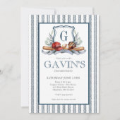 Honkbal verjaardagsuitnodiging kaart (Voorkant)