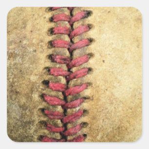  honkbal vierkante sticker