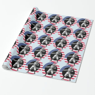 Honkbal: Vintage Inpakpapier