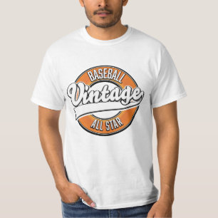 Honkbal vintage stijl logo. t-shirt