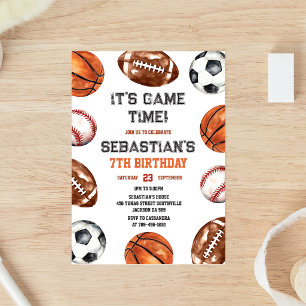 Honkbal Voetbal American Football Basketbal Sport Kaart