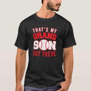 Honkbal voor Nana Papa Dat is mijn kleinzoon daar T-shirt