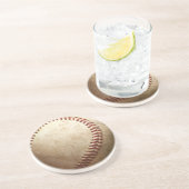  honkbal zandsteen onderzetter (Zijkant)