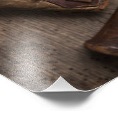  honkbalapparatuur foto afdruk (Hoek)