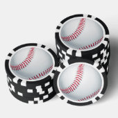 Honkbalballen Poker Chips (Opstapeling)