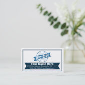 Honkbalcoach  Visitekaartjes (Staand voorkant)