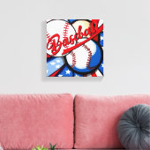 Honkbaldagen Canvas Afdruk (Insitu (Woonkamer))