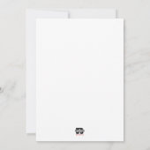 Honkbaldagen Feestdagenkaart (Achterkant)