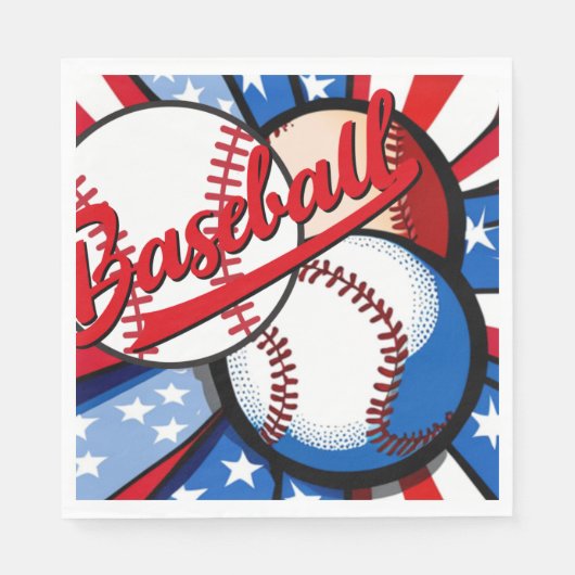 Honkbaldagen Servet (Voorkant)