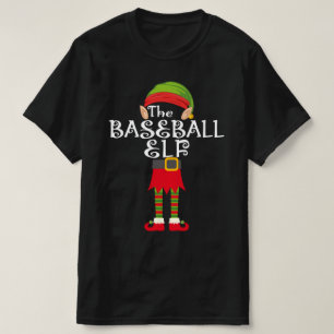 honkbalelf - correlatie kerstmis t-shirt