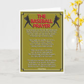 honkbalgebed kaart (Gele Bloem)