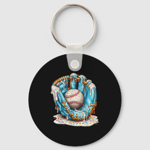 Honkbalhandschoen Ijs Drip Met Spikkels Mannen B Sleutelhanger
