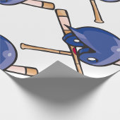 Honkbalhelm en vleermuissporten cadeaupapier