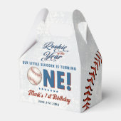 honkbaljongens 1e verjaardagsfeestje gunstbox bedankdoosjes (Voorkant Zijde)