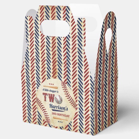 honkbaljongens 2e verjaardag bedankdoosjes (Geopend)