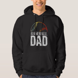 Honkbalk papa sport vintage Vaderdag vintage Hoodie