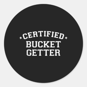 Honkbalkampioen Gecertificeerde Buc Getter Ronde Sticker