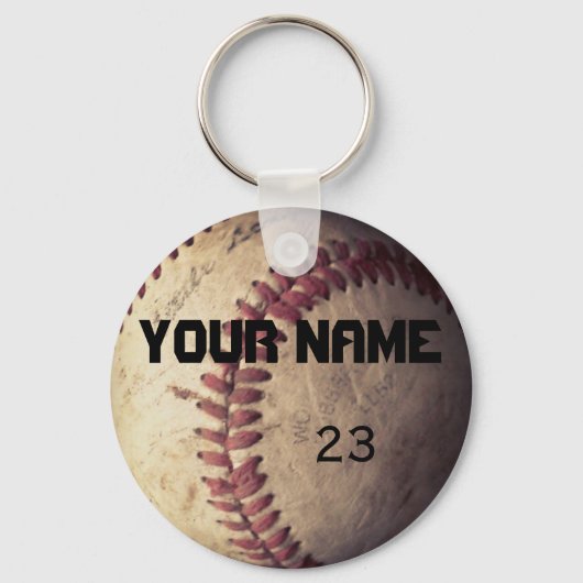 honkbalkeychain sjabloon sleutelhanger (Voorkant)