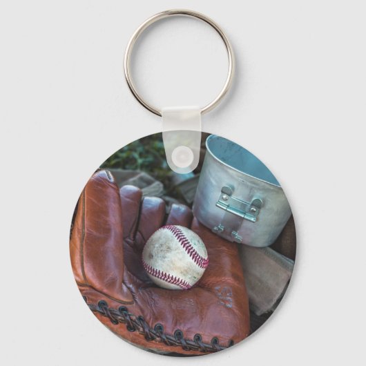  honkbalkit en bal honkbal handschoen amer sleutelhanger (Voorkant)