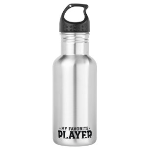 Honkbalklassenvader Favoriete Speler Vintage Vecto Waterfles