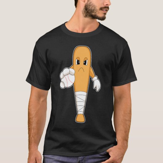 Honkbalknuppel T-shirt (Voorkant)