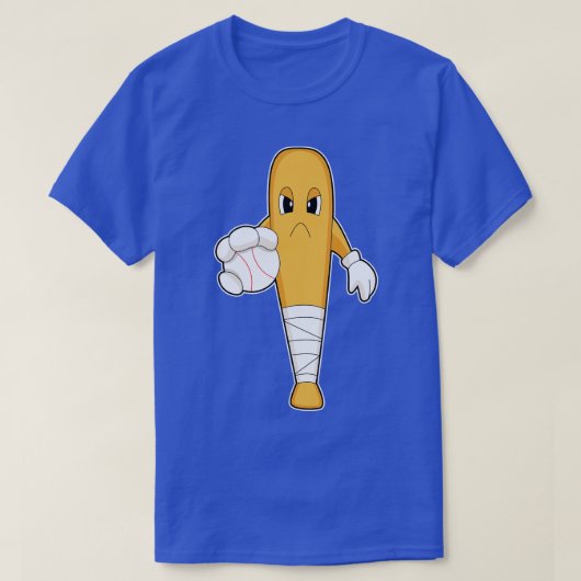Honkbalknuppel T-shirt (Design voorkant)