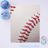 Honkballen - Aangepaste honkbal achtergrond sjablo Flyer (Enkel)