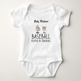 Honkballer in opleiding | Aangepaste Baby honkbal Romper
