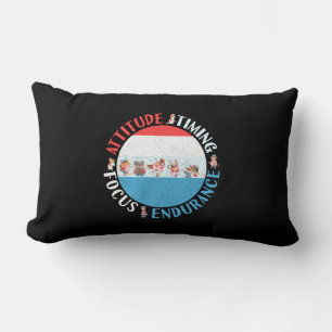 Honkballer Mindset - Rood Wit Blauw Kussen