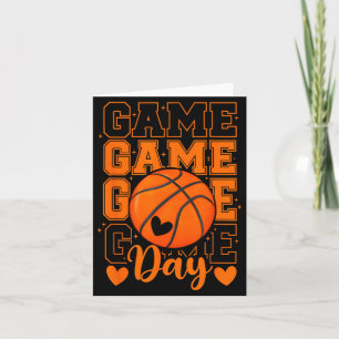 Honkbalmam Game Day Grappige Honkbalspeler Sport Kaart
