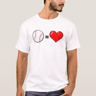 Honkbalontwerp T-shirt