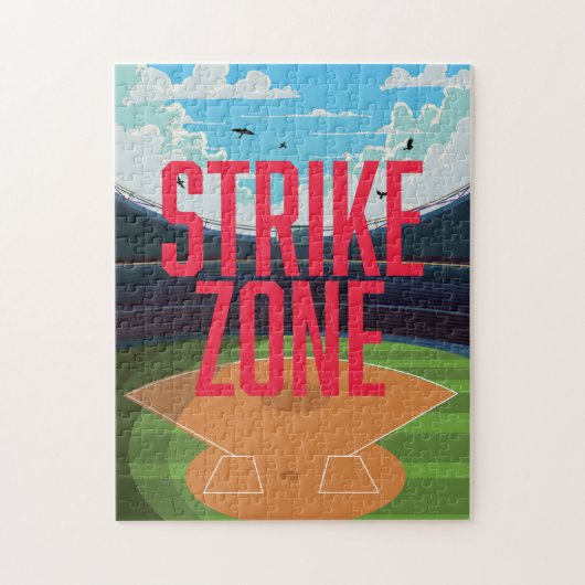 Honkbalslagzone Legpuzzel (Verticaal)