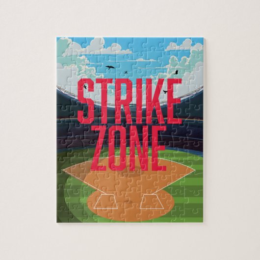 Honkbalslagzone Legpuzzel (Verticaal)