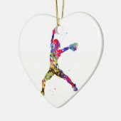 Honkbalsoftbal Pitcher Keramisch Ornament (Links)