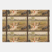  honkbalspel van 1800 inpakpapier vel (Voorkant 3)