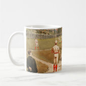  honkbalspel van 1800 koffiemok (Links)