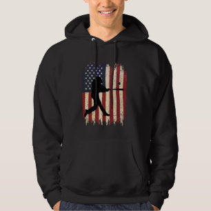 Honkbalspeler American Flag  Fans Spelers Hoodie