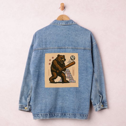 honkbalspeler denim jacket (Hangar)